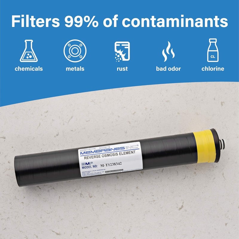 APPLIED MEMBRANES INC. Applied Membranes Replacement Membrane for Merlin RO 1238342 TLC-350, Compatible with Merlin Reverse Osmosis System, Water Filter Membrane Replacement, (1 Pack) - Image 5
